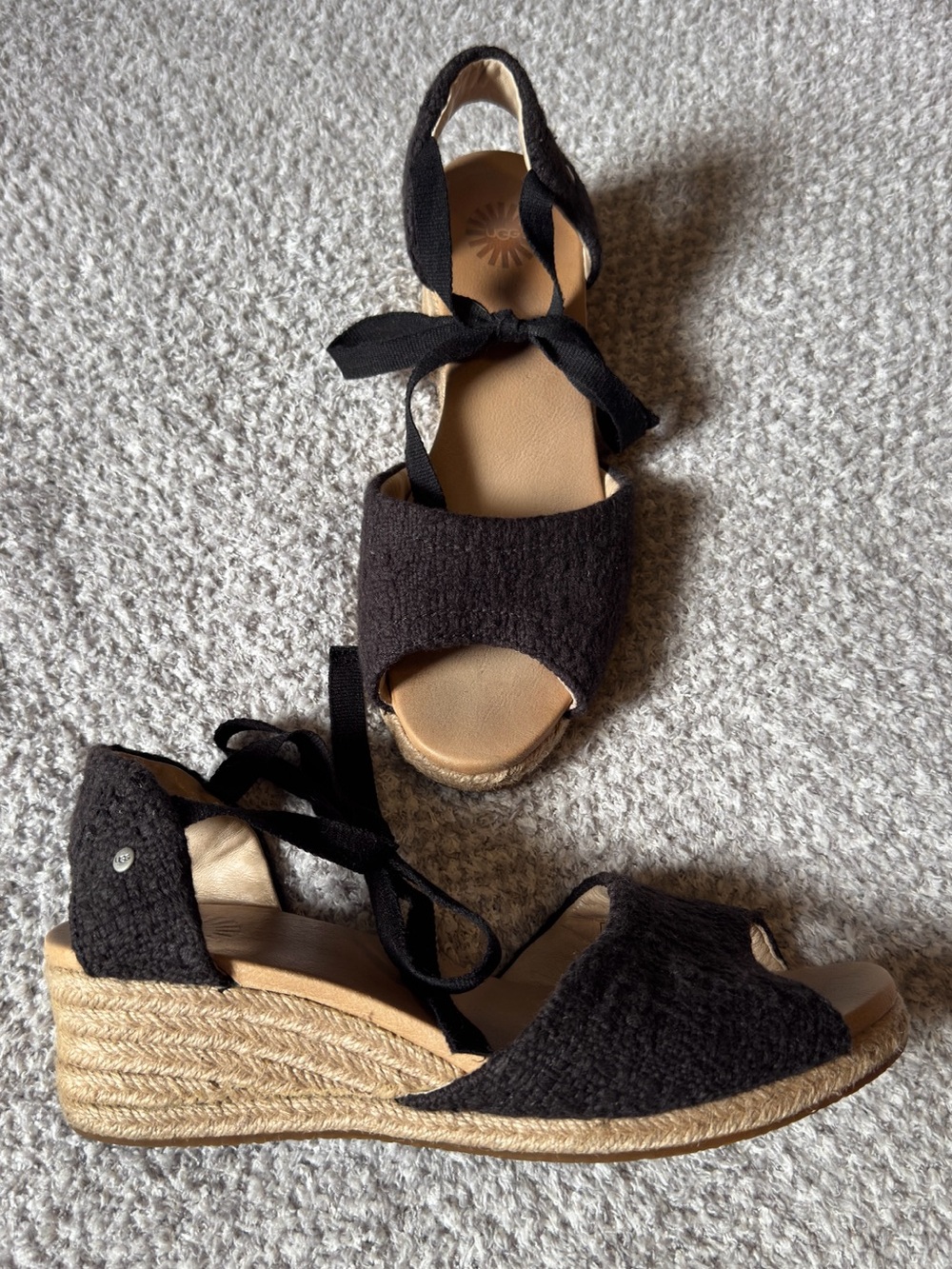 Ugg Delmar Woven Espadrille Wedge Sandal